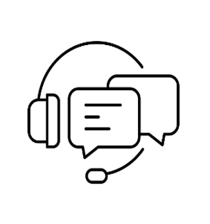 Ícone Atendimento online ou presencial